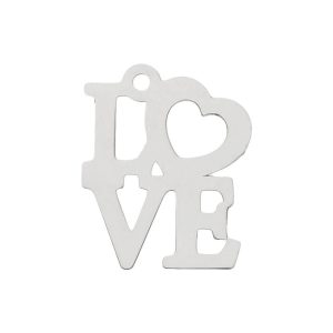 Mi historia – abalorio plata 925mm love