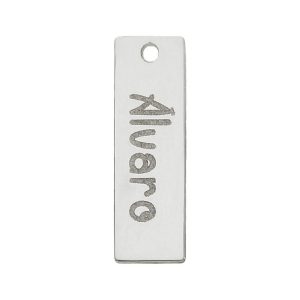 Mi historia – abalorio plata 925mm chapa