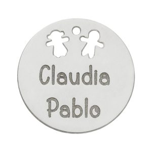 Mi historia – abalorio plata 925mm niña + niño