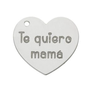 Mi historia – abalorio plata 925mm corazon