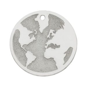 Mi historia – abalorio plata 925mm mundo