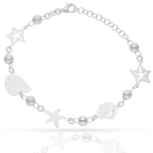 Pulsera plata 925mm del mar