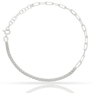 Pulsera plata 925mm circonitas