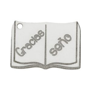 Mi historia – abalorio plata 925mm libro