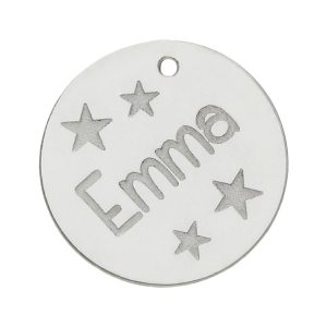 Mi historia – abalorio plata 925mm chapa