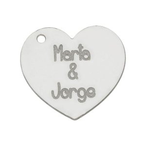 Mi historia – abalorio plata 925mm corazon