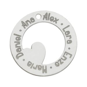 Mi historia – abalorio plata 925mm circulo