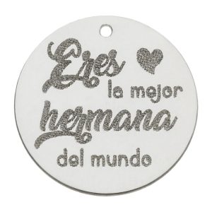 Mi historia – abalorio plata 925mm hermana