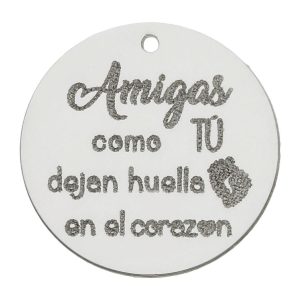 Mi historia – abalorio plata 925mm amigas