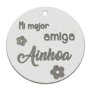 Mi historia – abalorio plata 925mm amiga