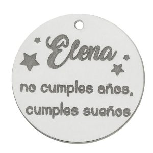 Mi historia – abalorio plata 925mm cumple