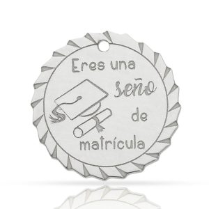 Mi historia – abalorio seño matricula plata 925mm