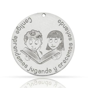 Mi historia – abalorio plata 925mm contigo aprendemos