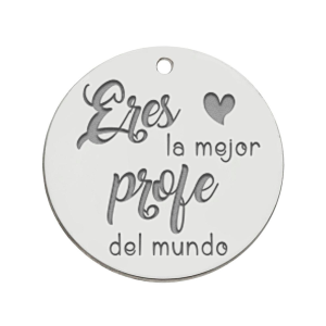 Mi historia – abalorio plata 925mm mejor profe