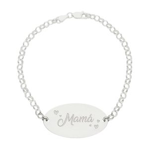 Pulsera plata 925mm mama
