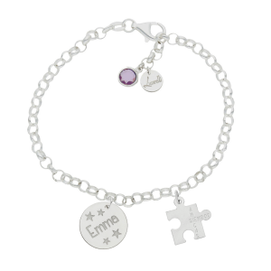 Pulsera mi historia plata 925mm puzzle amigas