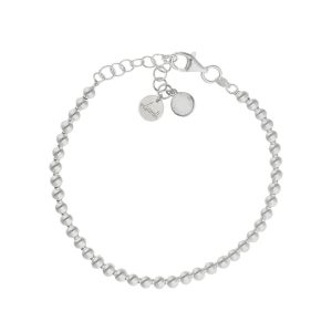 Pulsera mi historia plata 925mm bolas – circonita