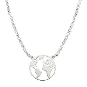 Gargantilla plata 925m mundo – 15mm