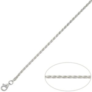 Cordon plata 925mm macizo – 2.50mm
