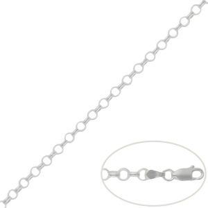 Cadena plata 925mm rolot – 4mm