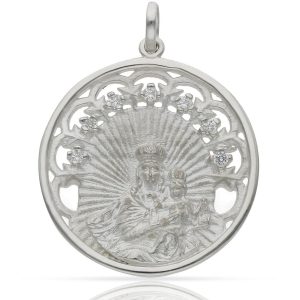 Medalla plata 925mm v. del carmen – 30mm