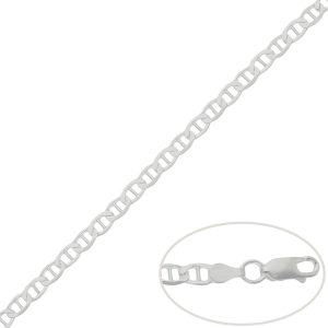 Cadena plata 925mm ancla – 4.50mm