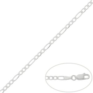 Cadena plata 925mm 3×1 – 2.80mm