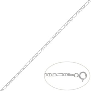 Cadena plata 925mm ancla – 2.50mm