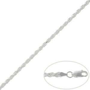 Cordon plata 925mm macizo – 3mm