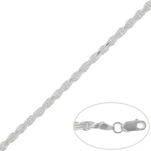 Cordon plata 925mm macizo – 4mm