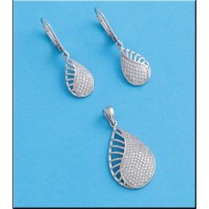 Colgante plata 925mm circonitas