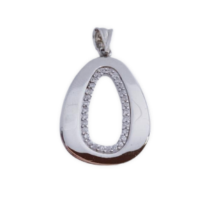 Colgante plata 925mm circonitas