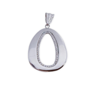 Colgante plata 925mm circonitas