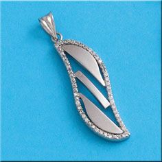Colgante plata 925mm circonitas