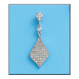 Colgante plata 925mm circonitas