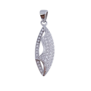 Colgante plata 925mm circonitas