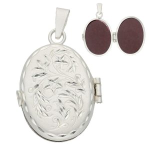 Guardapelo plata 925m oval – 23x31mm