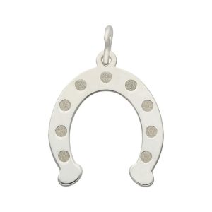 Colgante plata 925mm herradura