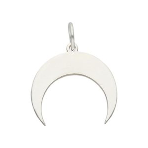 Colgante plata 925mm luna