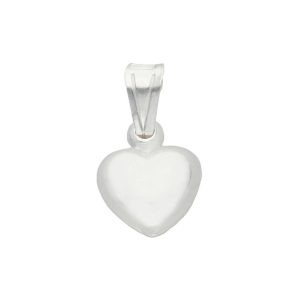 Colgante plata 925mm corazon