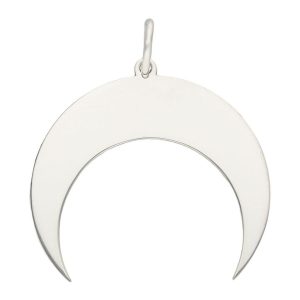 Colgante plata 925mm luna