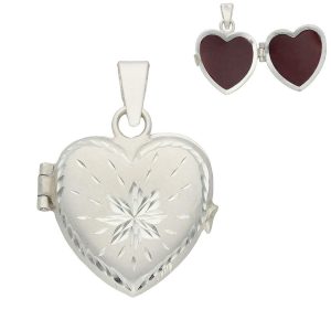 Guardapelo plata 925mm corazon – 22x23mm