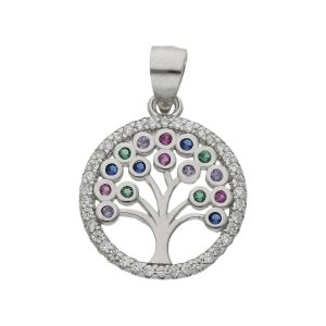 Colgante plata 925mm arbol de la vida – 15mm