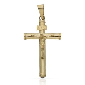 Cruz oro 18kl cristo – 20x34mm