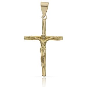 Cruz oro 18kl cristo – 20x33mm