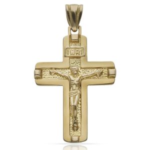 Cruz oro 18kl cristo – 23x33mm