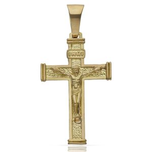 Cruz oro 18kl cristo – 21x35mm