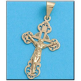 Cruz oro 18kl cristo – 18x30mm