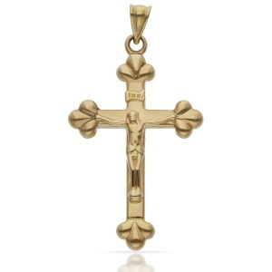 Cruz oro 18kl cristo – 22x36mm