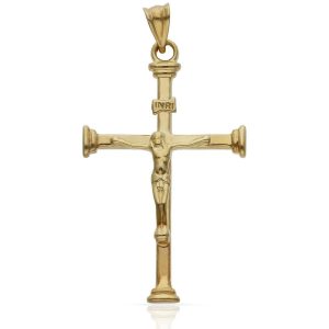 Cruz oro 18kl cristo – 22x36mm